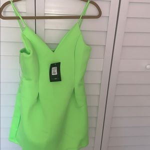 Fashion Nova Mini Neon Dress (Brand New)